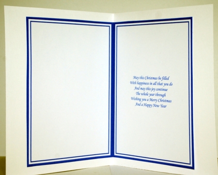 A5 WHITE CHRISTMAS CHURCH Quick Layer Card Kit by Kristina Norbat