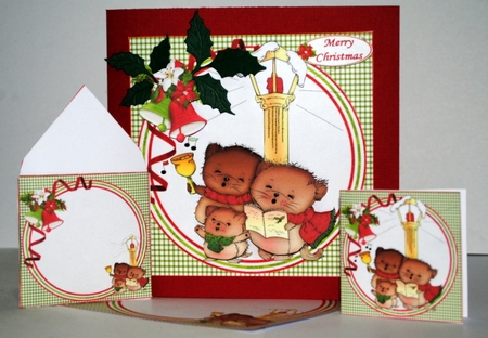 8x8 Hark the pussy cats sing mini kit by Kristina Norbat