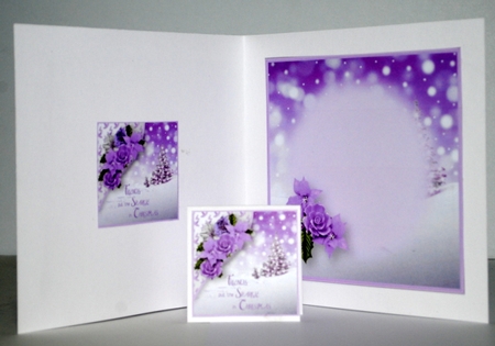 Christmas Friends - Decoupage Corner Card Mini Kit by Kristina Norbat