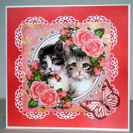 Vintage Kittens Mini Kit by Kristina Norbat