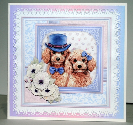 DOG LOVERS 7.5 Decoupage & Inserts Bumper Kit for Various Occasions by Kristina Norbat