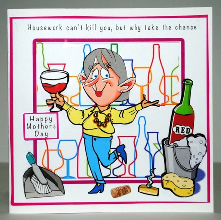 Housework Cant Kill You - Decoupage by Kristina Norbat