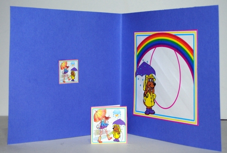 Friends Are Like Rainbows - Decoupage by Kristina Norbat