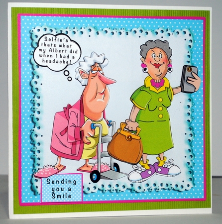Whats A Selfie - Decoupage by Kristina Norbat