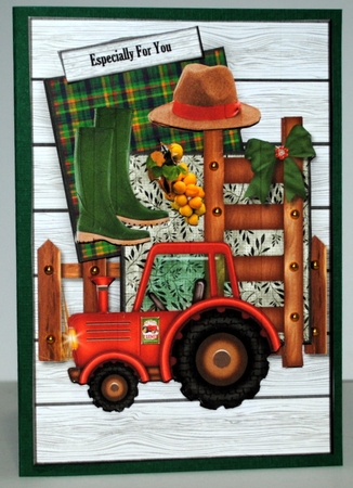 A5  Male Card The Farmer by Kristina Norbat