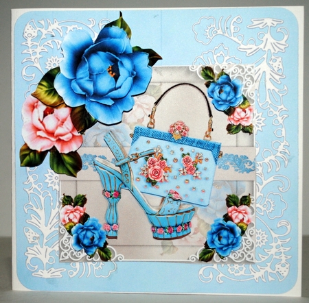 Rose Shoe & Handbag Mini Page Kit by Kristina Norbat