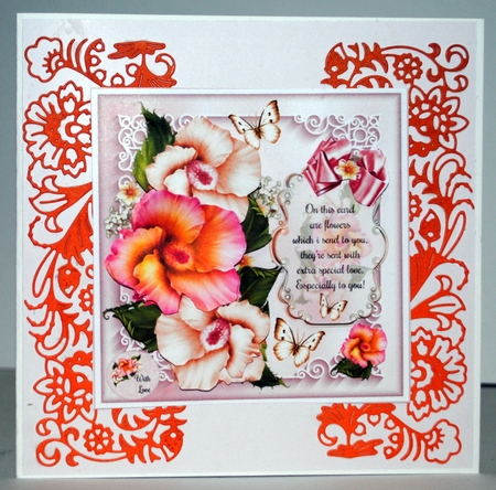 Hibiscus with verse Mini Page Kit by Kristina Norbat