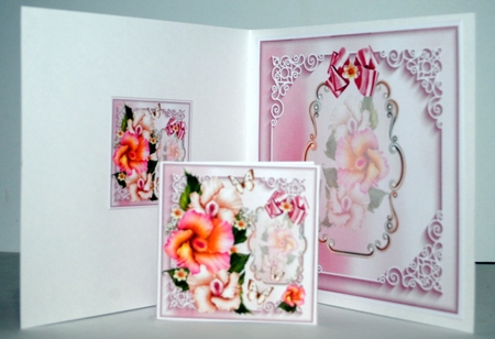 Hibiscus with verse Mini Page Kit by Kristina Norbat