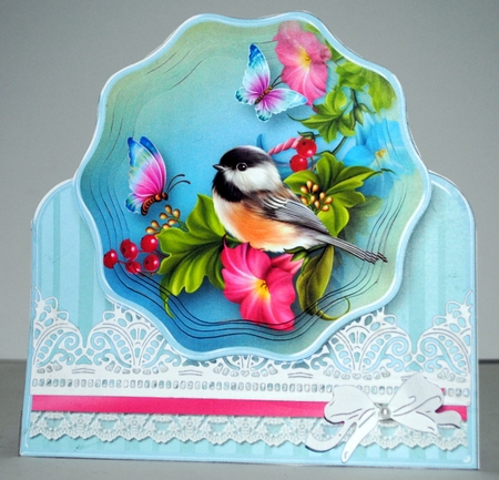 Little Bird - Wavy Pyramid Card Mini Kit by Kristina Norbat