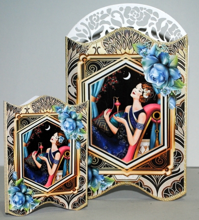 Art Deco no3 5x7 Shaped Mini Page Kit by Kristina Norbat