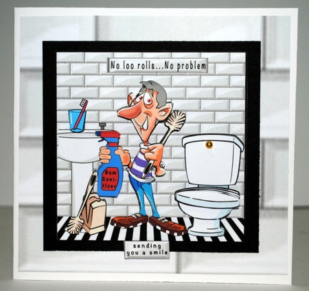 No Loo Rolls - No Problem - Decoupage by Kristina Norbat