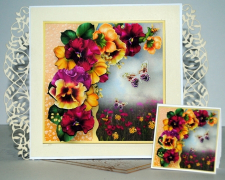 Summer Field - Decoupage Card Mini Kit by Kristina Norbat
