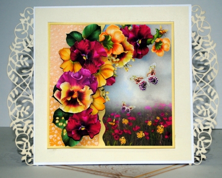 Summer Field - Decoupage Card Mini Kit by Kristina Norbat