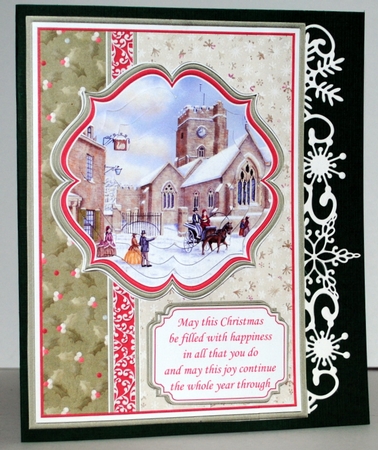 A5 CHRISTMAS SCENES Cards Pyramage & Inserts Bumper Kit by Kristina Norbat