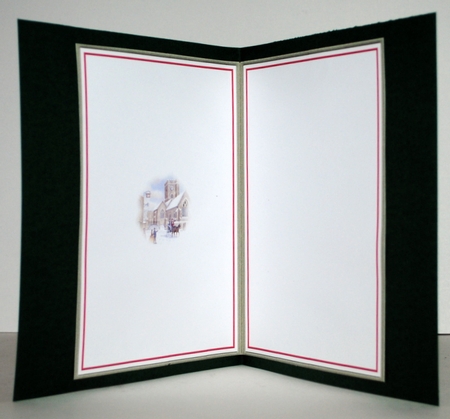 A5 CHRISTMAS SCENES Cards Pyramage & Inserts Bumper Kit by Kristina Norbat