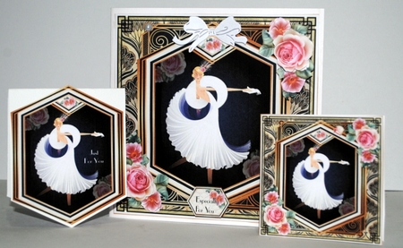Art Deco Dancer Mini Page Kit  by Kristina Norbat