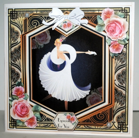 Art Deco Dancer Mini Page Kit  by Kristina Norbat