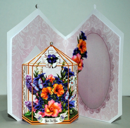The Terrarium 5x7 Shaped Mini Page Kit by Kristina Norbat