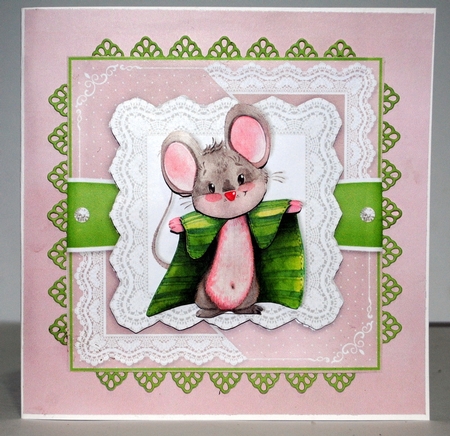 Cute Mouse 1 by Kristina Norbat