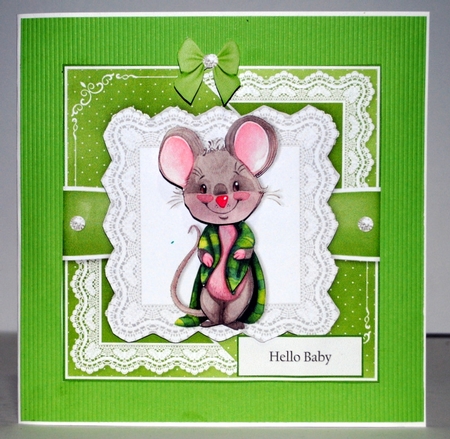 Cute Mouse 4 by Kristina Norbat