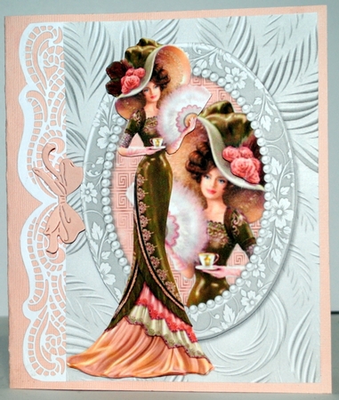 Bumperkit A5 Quick Cards Vintage Lady by Kristina Norbat