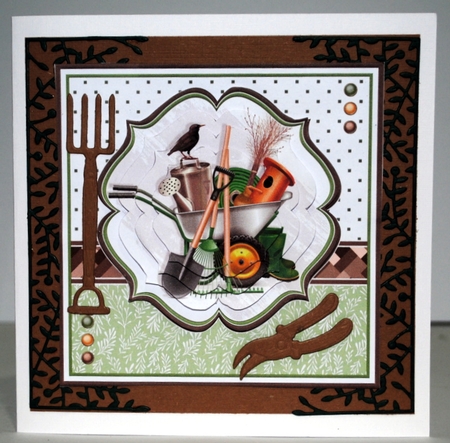 GARDENING THERAPY 7.5 Pyramage & Insert Card Kit by Kristina Norbat