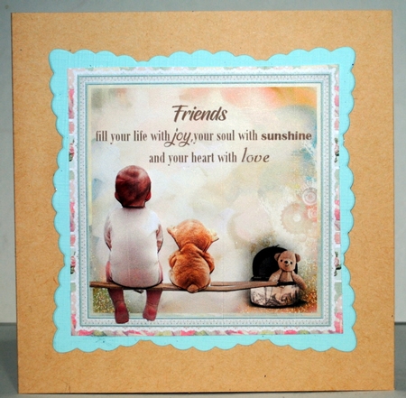 Friends Card by Kristina Norbat