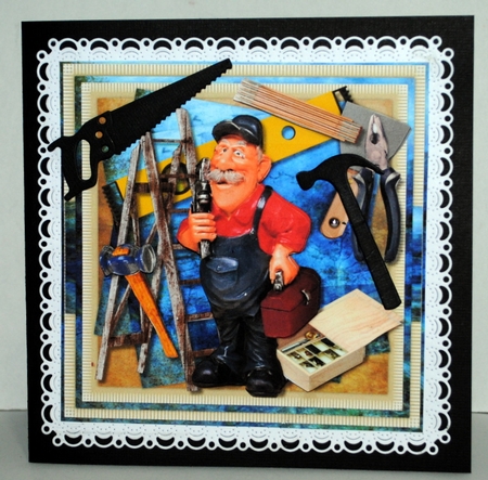 Mr. Fix It  Male Card Mini Kit by Kristina Norbat
