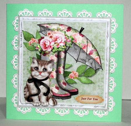 In The garden  Cute Kitten Mini Kit by Kristina Norbat