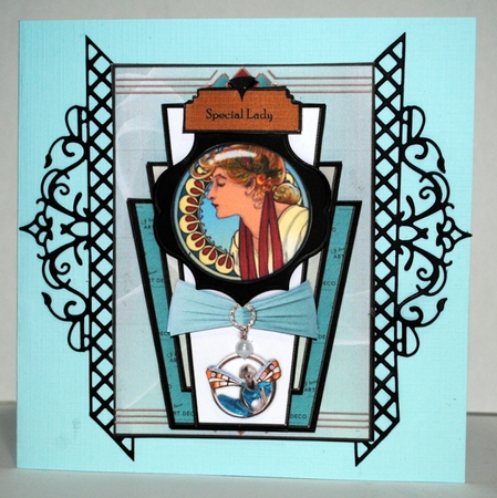 Art Deco  LADY  Mini Kit by Kristina Norbat