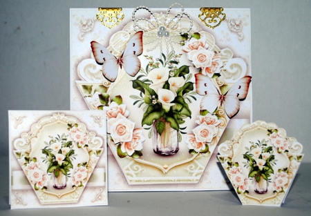 Vintage Cream Callas Bouquet Mini Kit by Kristina Norbat