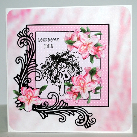 Lockdown Hair - Decoupage by Kristina Norbat