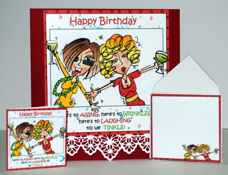 8x8 JJ and Scarlette heres to aging mini kit by Kristina Norbat