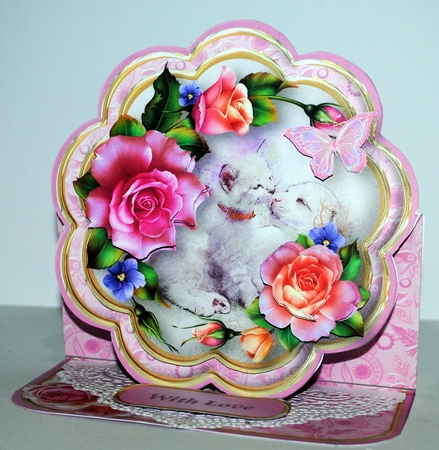 Little Friends - Petal Easel Card Mini Kit by Kristina Norbat