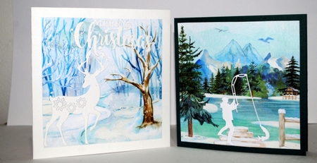 A Picture of Winter Background Papers by Kristina Norbat