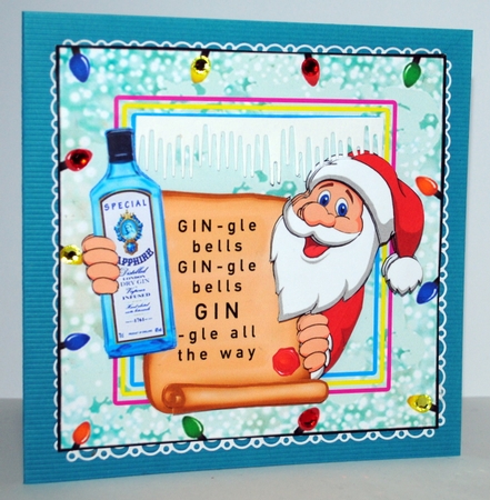 GIN-gle All The Way - Decoupage by Kristina Norbat
