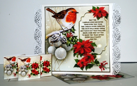 A traditional Christmas Robin by Kristina Norbat