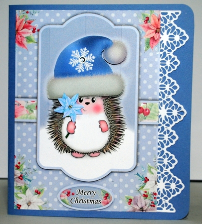Poinsettia Hedgy A5 Mini Kit by Kristina Norbat