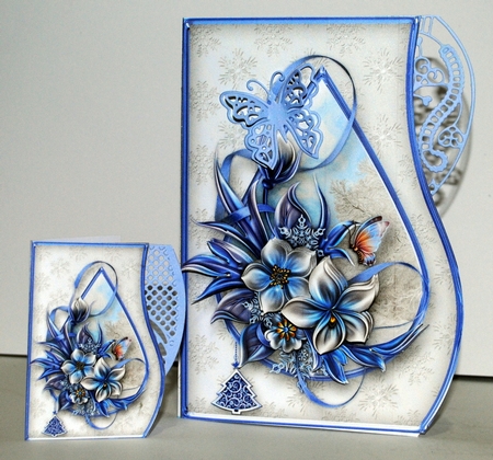 Frosty Morning - Curved Edge Card Mini Kit by Kristina Norbat