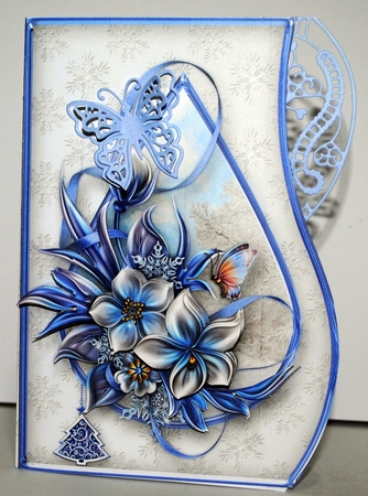 Frosty Morning - Curved Edge Card Mini Kit by Kristina Norbat