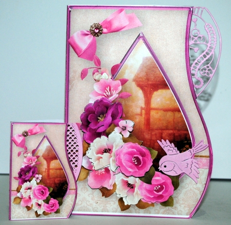The Wishing Well - Curved Edge Card Mini Kit by Kristina Norbat