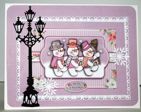 Snowmen Trio 2 A5 Mini Kit by Kristina Norbat