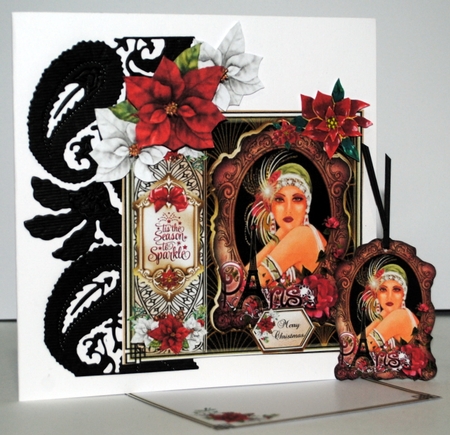 Festive Art Deco 2 Mini Page Kit   by Kristina Norbat