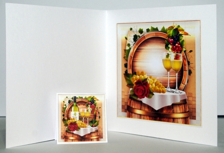 Wine White Celebration Card Mini Kit by Kristina Norbat
