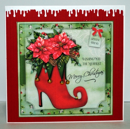 Elf Christmas Boot Mini Kit by Kristina Norbat