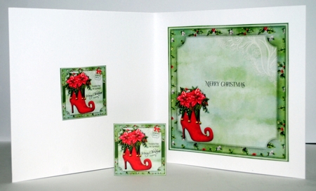 Elf Christmas Boot Mini Kit by Kristina Norbat