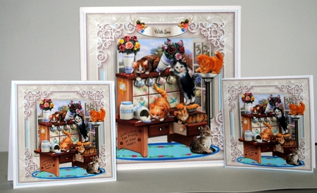 Kitchen Capers Mini Page Kit by Kristina Norbat