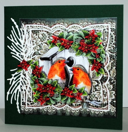 Christmas Robins Mini Kit by Kristina Norbat