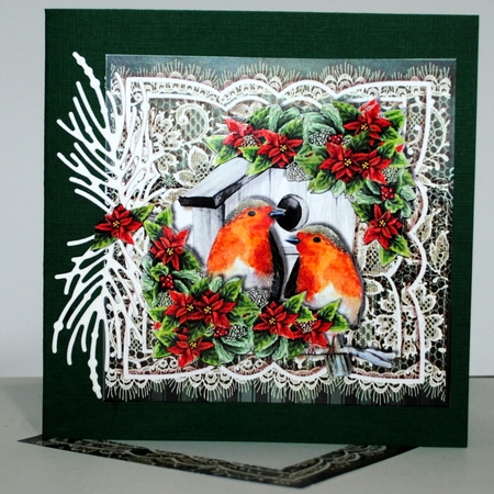 Christmas Robins Mini Kit by Kristina Norbat
