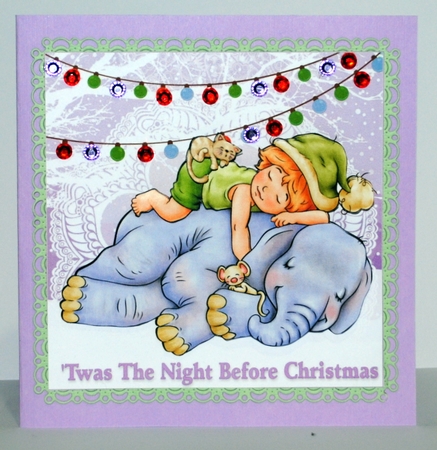 8x8 Twas the night before Christmas mini kit by Kristina Norbat